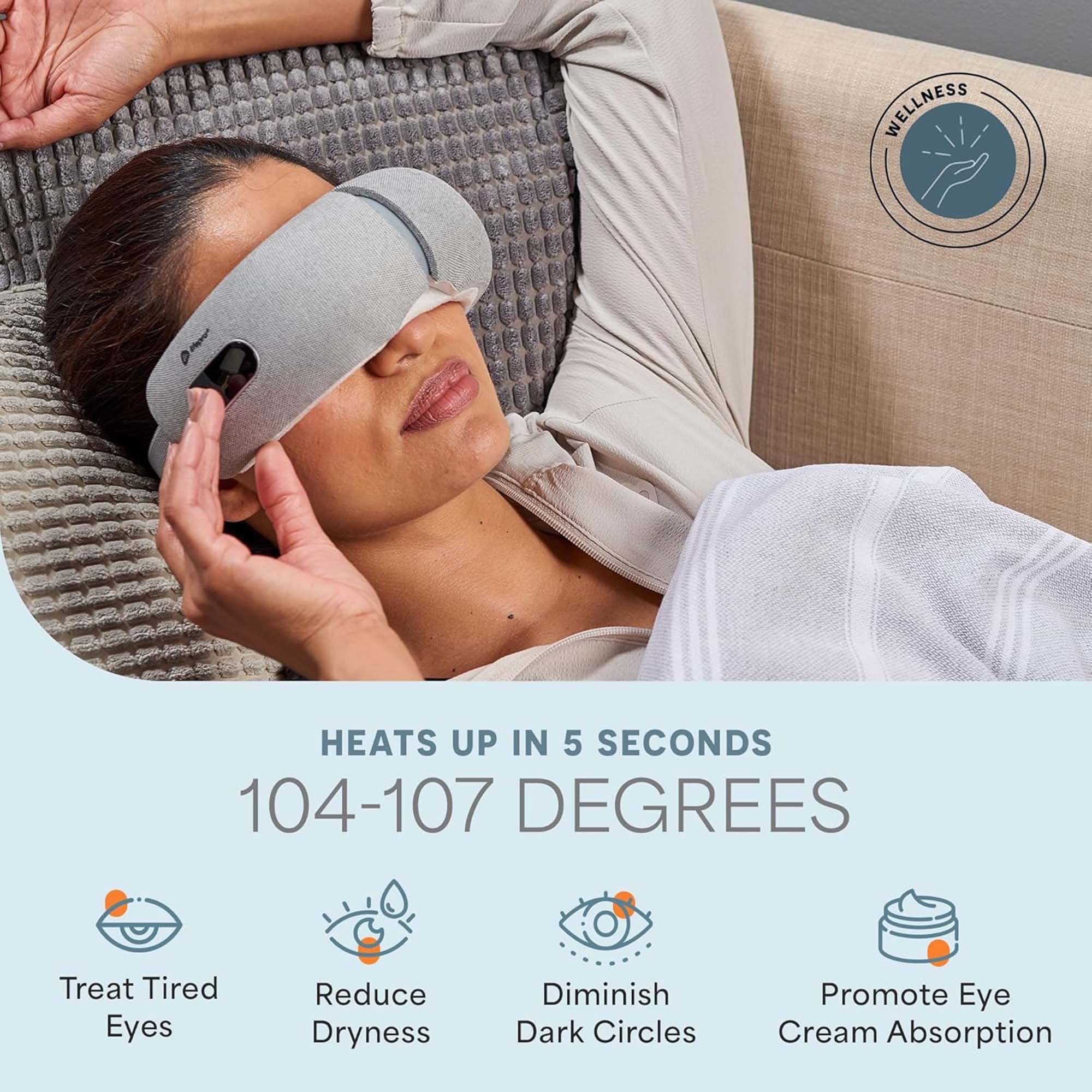 Lifepro Fitness LLC Vibration Therapy Mask Oculax Head / Eyes One Size Fits Most 