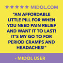 Midol Long Lasting Relief Caplets (Bottle of 20)