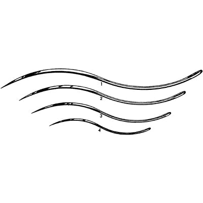 Sklar Veterinary Post Mortem Suture Needle Double Curved