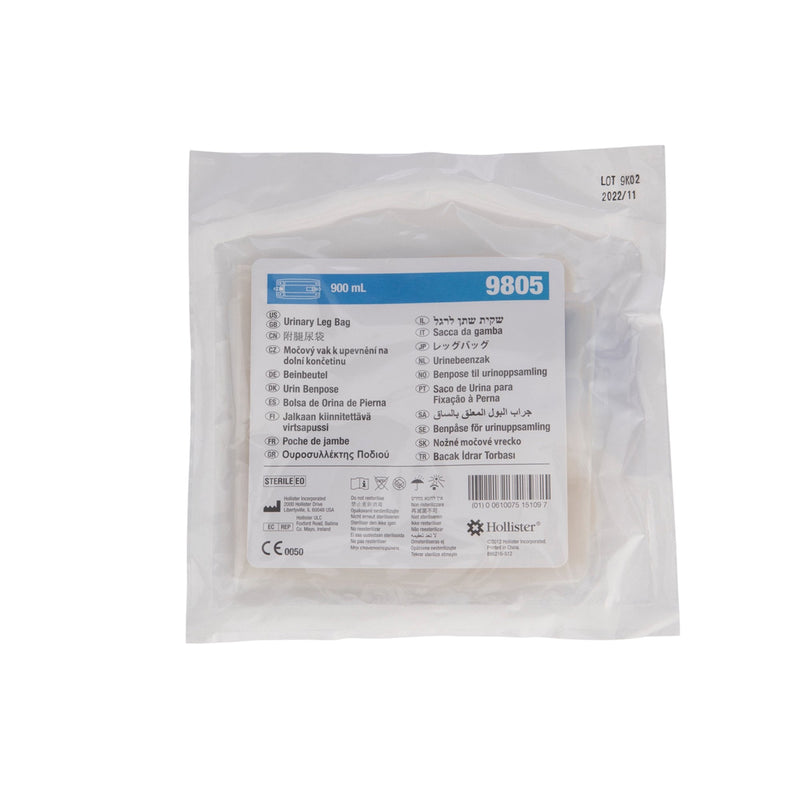 Hollister Hollister Urinary Leg Bag, 900 mL Capacity (10/BX) 