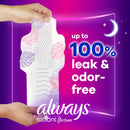 Always Radiant Overnight Pads, Size 4 (Box of 10)