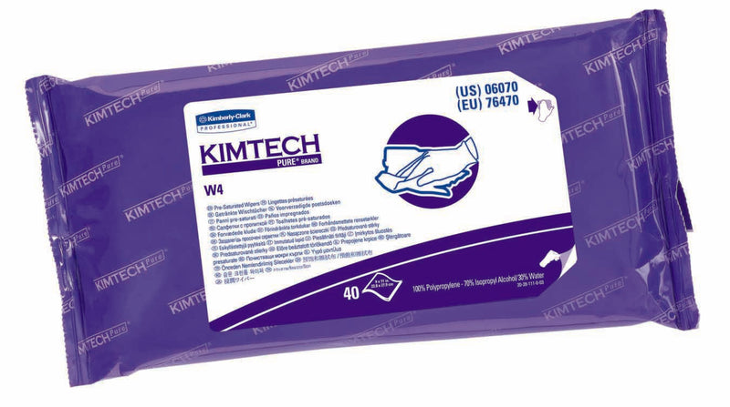 Kimberly Clark Kimtech W4 Pre-Saturated Wipers (400/CS) 