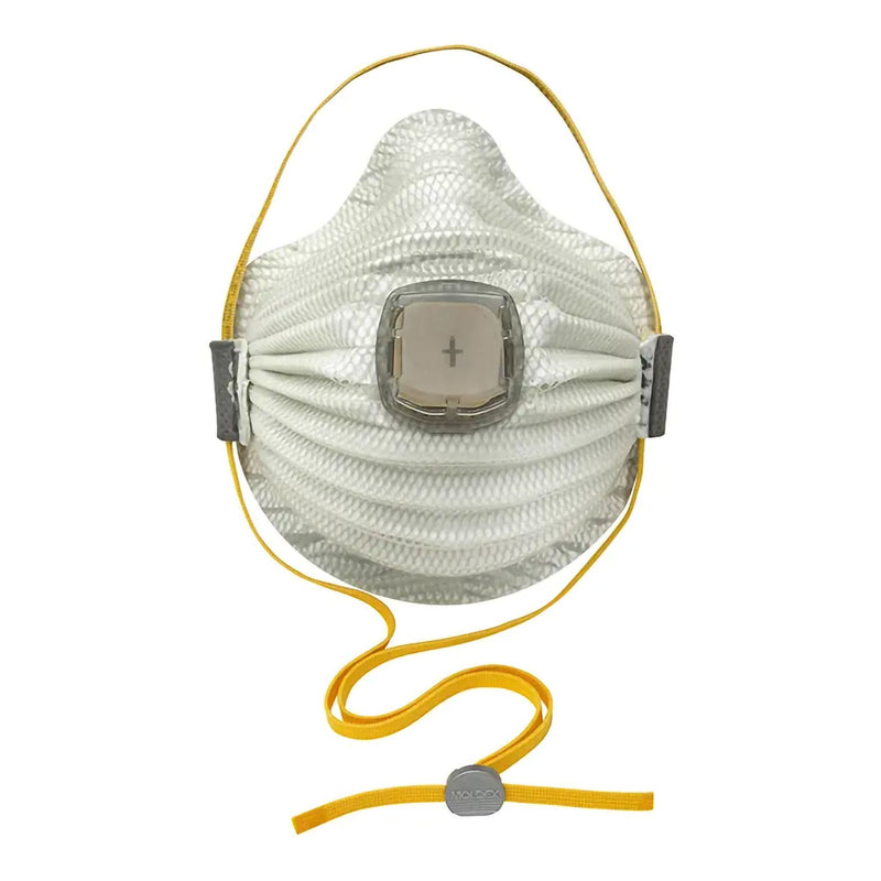 Particulate Respirator Mask Moldex AirWave Industrial N100 with Valve Not Rated Adjustable Head Strap Small (Case of 30)