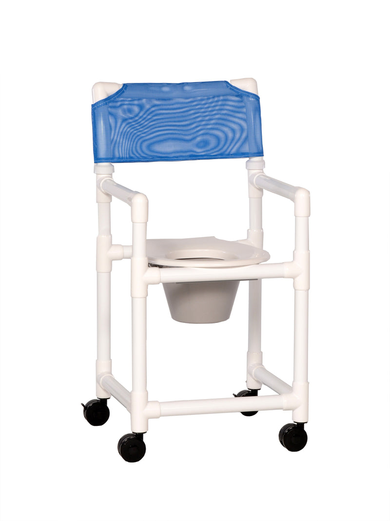 IPU IPU Standard Line Shower Chair Commode, Blue 