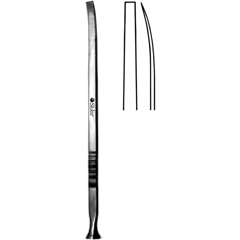 Sklar Epker Osteotome - 7", Slightly Curved, 4mm - 40-6451