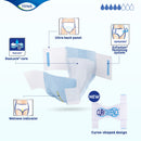 Essity HMS North America Inc Tena Dry Comfort Briefs with Curvdefence, Medium, 32 – 44 Inch, Five Drops (80/CS)