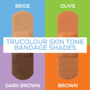 TruColour Beige / Olive / Brown / Dark Brown Adhesive Strip, 1 x 3 Inch (120/PK)