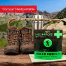 Med Packs First Aid Kit for Hikers – Outdoor Injury Supplies in Portable Pouch (Each)