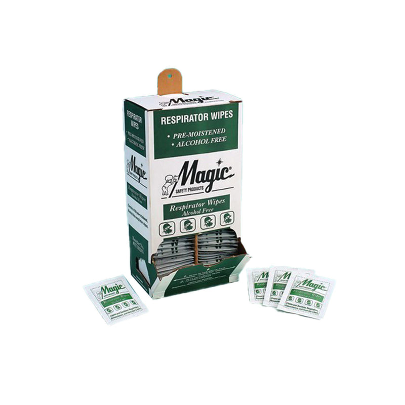 Magic Premoistened Surface Disinfectant Wipes for use on Respirator Facepieces (Case of 1000)