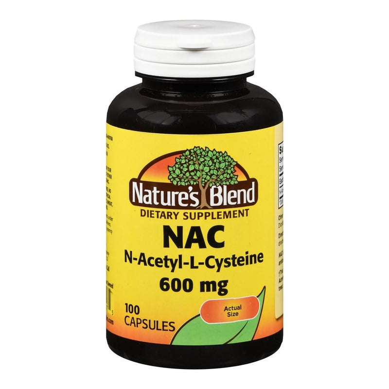 Nature's Blend NAC 600 mg Capsules (Bottle of 100 Items)