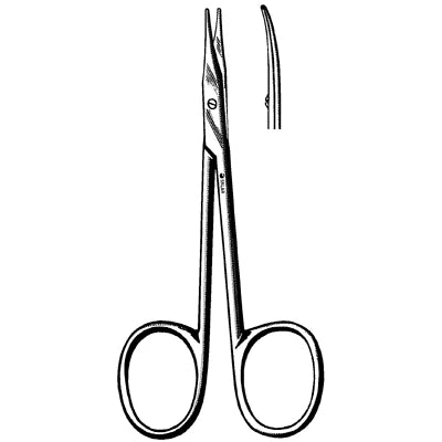 Sklar Edge TC Stevens Tenotomy Scissors - 4-1/2", Curved, Blunt/Blunt - 16-2731