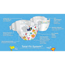 Attends Comfees Premium Baby Diapers, Moderate-Absorbent, Size 7 (Case of 80)