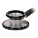 Veridian Pinnacle Series Stainless Steel Stethoscope, Black (Case of 50)