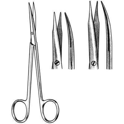 Sklar Jameson Dissection Scissors Curved 7" - 47-1351 