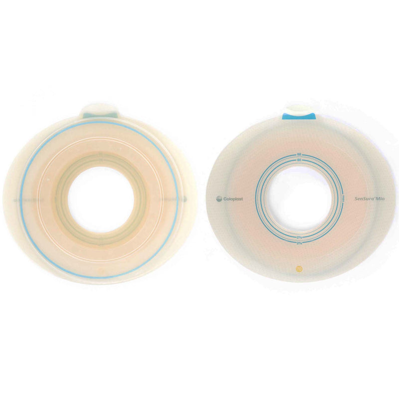 SenSura Mio Flex Ostomy Barrier, 45 mm Stoma Opening, Yellow Color Match (Box of 5)