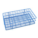 Wire Rack Test Tube Rack 72 Place 13 to 16 mm Tube Size Blue 2-1/2 X 5 X 9-1/3 Inch (Each)