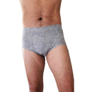 Nexwear Men's Pull-On Absorbent Underwear, Large, Gray (Case of 60)
