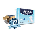 Attends Shaped Bladder Control Pads, Super (Case of 80)