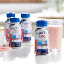 Abbott Nutrition Ensure Plus Nutrition Shake, Strawberry, 8-ounce bottle (24/CS) 