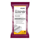 Sage 2% CHG Preoperative Skin Prep Wipe, 7.5 x 7.5 Inch (Case of 192)