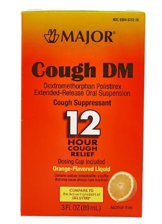 Major Pharmaceuticals Major Dextromethorphan HBr Cold and Cough Relief 