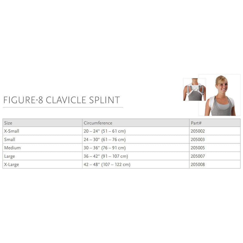 Clavicle Splint Ossur Medium Buckle Closure 