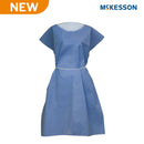 McKesson SMS Fluid Resistant Exam Gown, One Size Fits Most (Case of 25) 