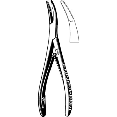Sklar Beyer Rongeur - 7", Curved (15°) - 40-3188
