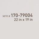 McKesson Foam Back Support Cushion, 22 x 19 Inch (Case of 4)