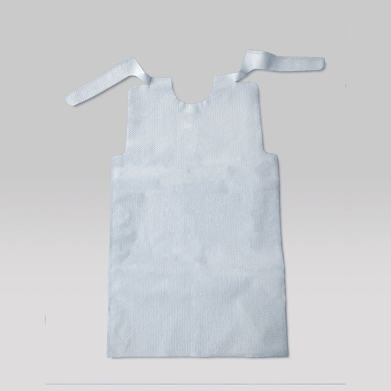 TIDI Products Adult Bib White Poly 15.5in x 20in 500 per Case