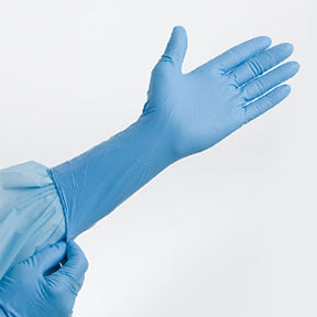 TIDI Products Gloves Blue Synthetic Polymer Extra Large 50ea x 10bx 500 per Case