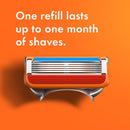 Personal Razor with Lubricating Strip Gillette Fusion5 Double Edge 5 Blade NonSterile Reusable (Each)