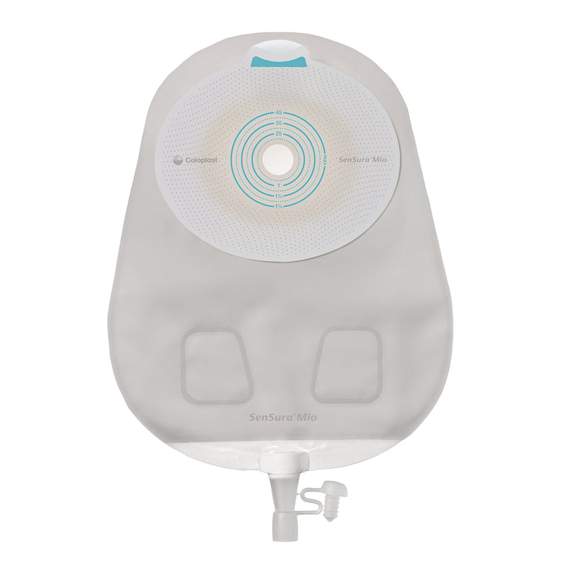 Coloplast SenSura Mio Flat 1-Piece Transparent Ostomy Pouch, Trim to fit 10 – 45mm Stomas (10/BX) 