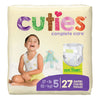 Cuties Premium Diaper, Size 5 (Case of 108)