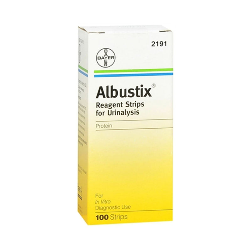 Albustix Urinalysis Reagent for Protein Dip-and-Read test (Case of 12)