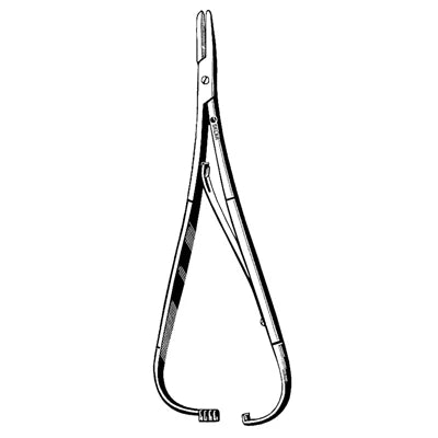 Sklar Mathieu Needle Holder - 6-1/4", Serrated - 20-3070 