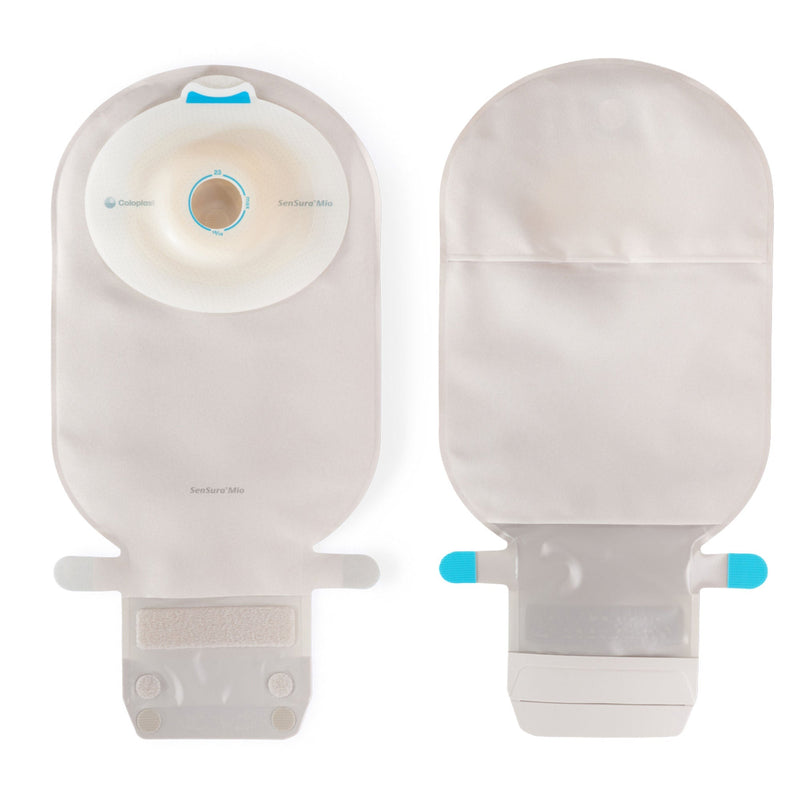 SenSura Mio Convex Light 1-Piece Opaque Ostomy Pouch, 21 mm Stoma (Box of 10) 