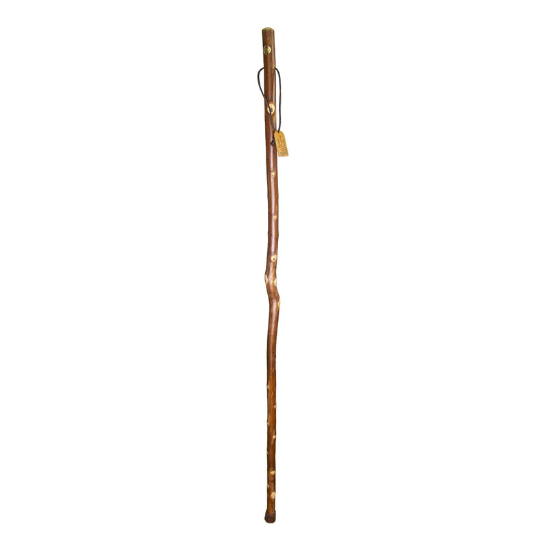 Mabis Healthcare Brazos Maple Rustic Walking Stick, 55-Inch Height 