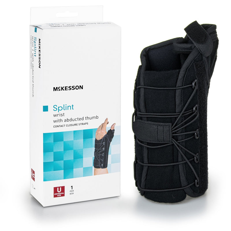 McKesson Brand McKesson Left Wrist Splint with Abducted Thumb, One Size Fits Most 