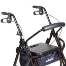drive Duet Four-Wheel Rollator, Black (Each)