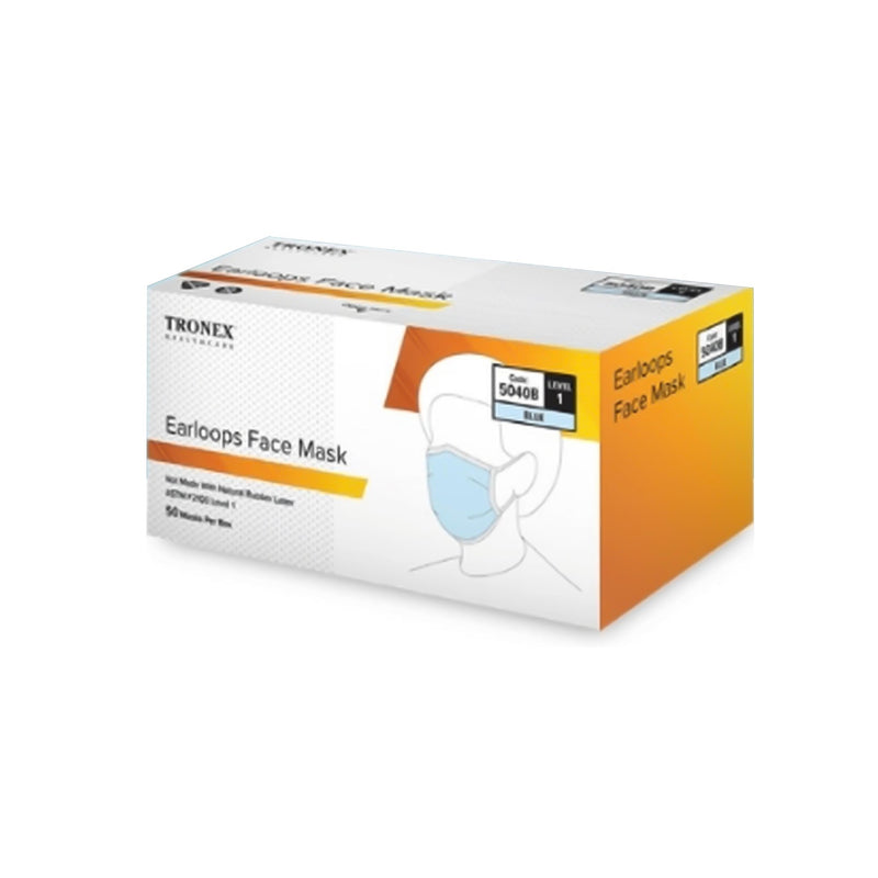 Procedure Mask Tronex ASTM Level 1 Earloops One Size Fits Most (Case of 300)