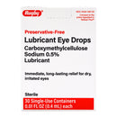 Major Pharmaceuticals Rugby 0.5% Carboxymethylcellulose Sodium Lubricant Eye Drops, Single Use Vials (30/BX) 