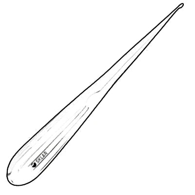 Sklar Bruns Curette - 9", Angled, Oval,