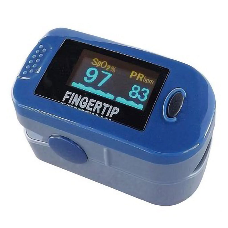 Fingertip Pulse Oximeter Medsource Adult Battery Operated OLED Display 