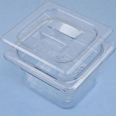 Instrument Soaking Tray - Clear, Small, 6-1/2" x 7" x 4" - 10-3050 