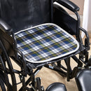 CareFor Deluxe Green Plaid Reusable Chair Pad, 18 x 18 Inch 