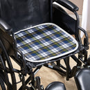 CareFor Deluxe Green Plaid Reusable Chair Pad, 18 x 18 Inch (Each)