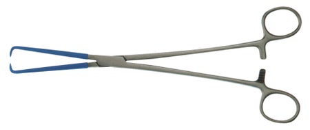 BR Surgical SCHROEDER-BRAUN Tenaculum Forceps, LEEP blue coated, 9¾"