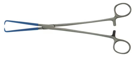 BR Surgical SCHROEDER-BRAUN Tenaculum Forceps, LEEP blue coated, 9¾"