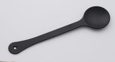 Dukal Eye Occluder - 2-1/4 x 9-1/2 Inch Single Ended Paddle Style without Pinhole - Black Plastic